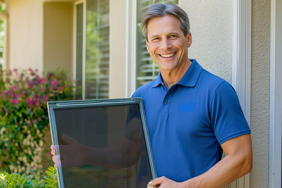 Professional screen installer